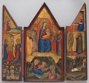 Madonna and Child Enthroned with Saints by Matteo di Pacino